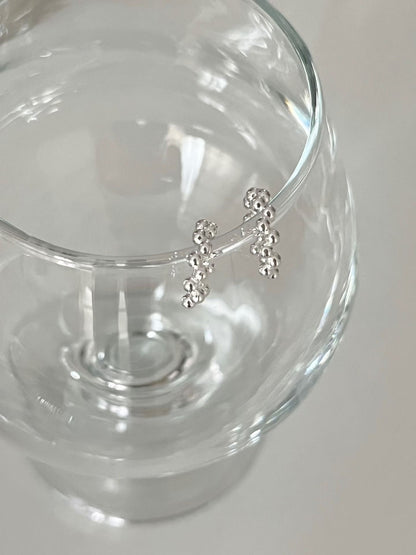 Petite Beaded Ear Cuffs | 小銀串珠耳扣￼