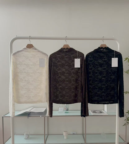 Romance Snowy Lace Top | 溫柔粉雪Lace上衣