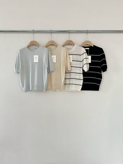 【入春恩物】 Timeless Spring Cashmere Knit | 春季薄羊絨混針織Top