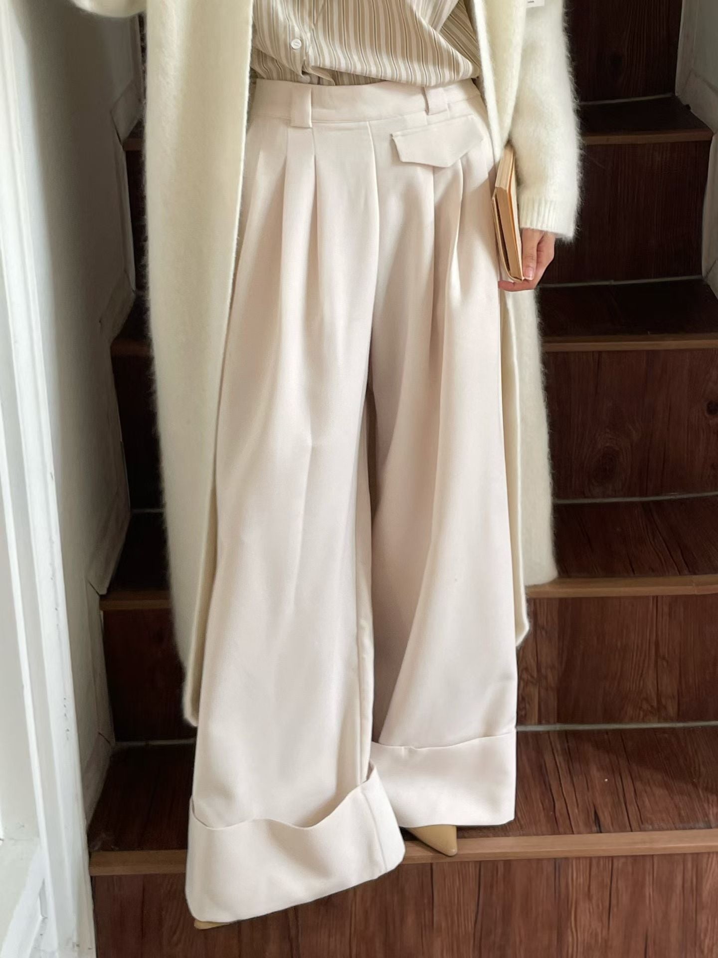 Aura Wide Leg Pants | 氣場滿分闊腳長褲