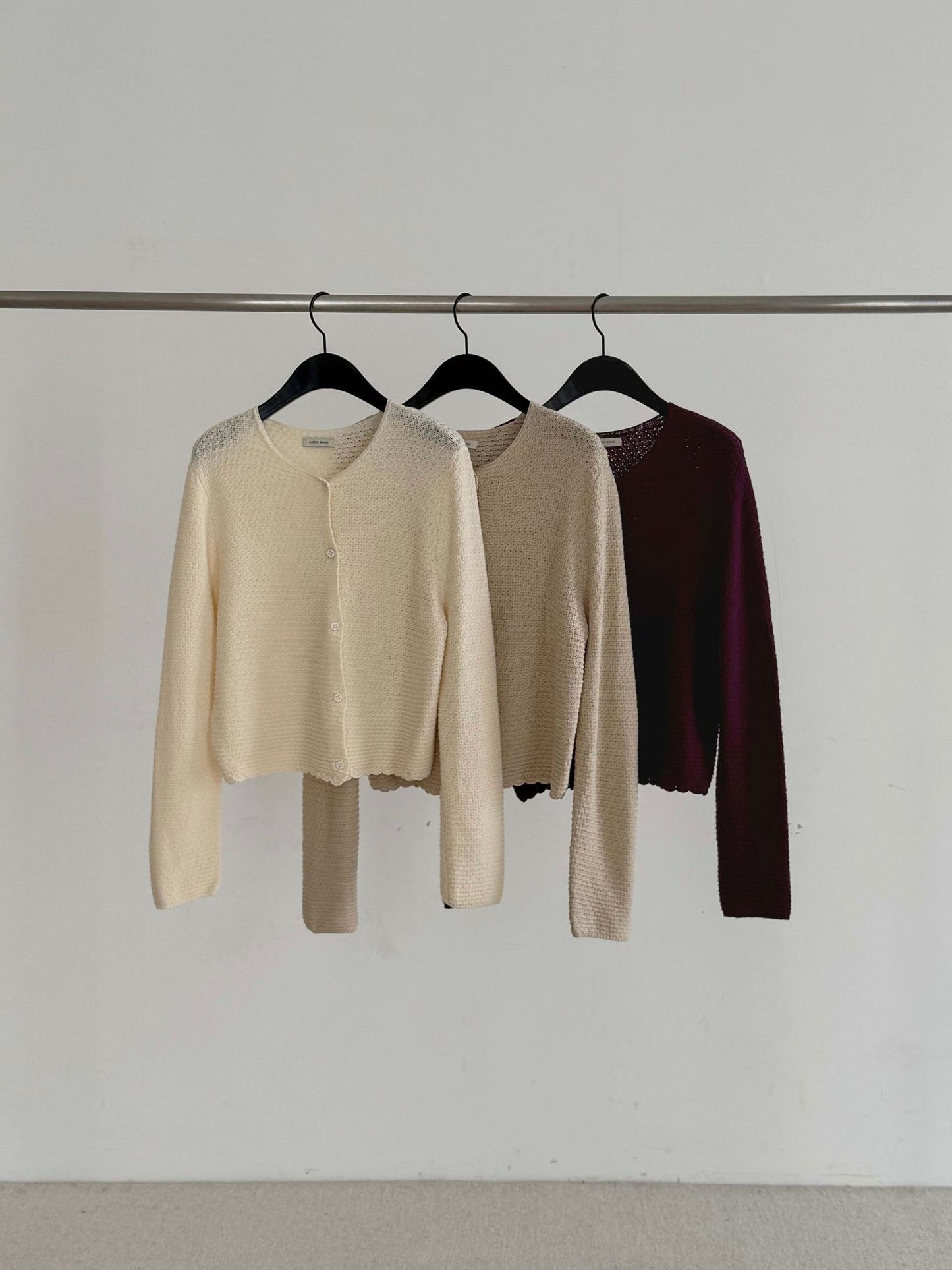 Fine Weaving Knit Summer Cardigan | 幼細針織夏日外套