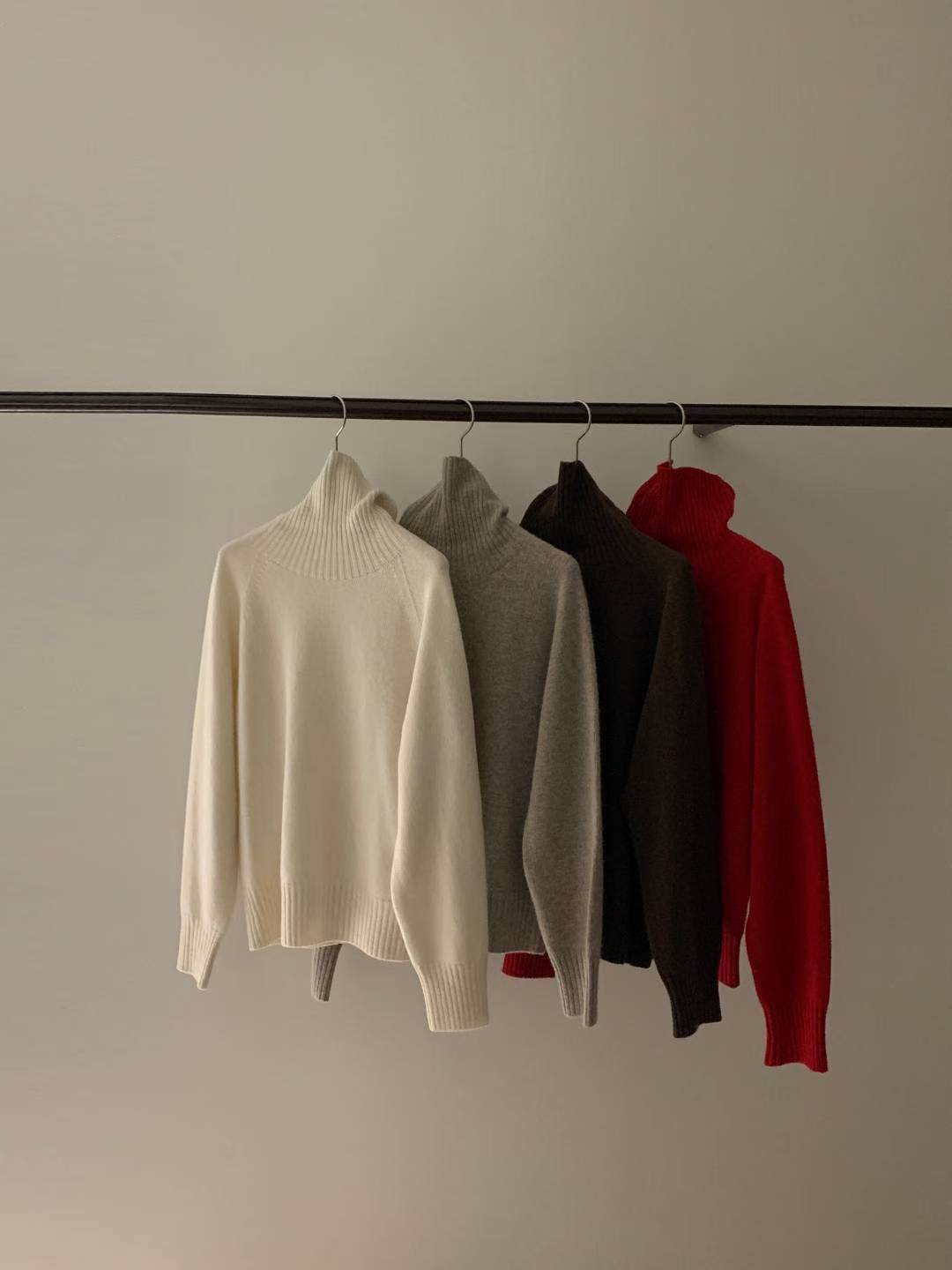 [連線壓軸加碼款] COMEBACK~升級回歸 Wholegarment Cashmere Highneck Knit 2.0