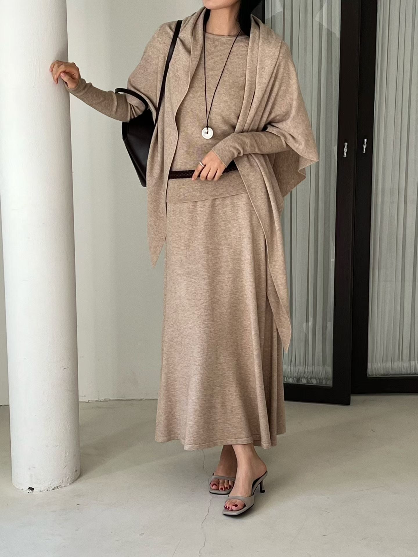 Graceful Girly 3-pcs Set | 優雅中長裙3件套裝