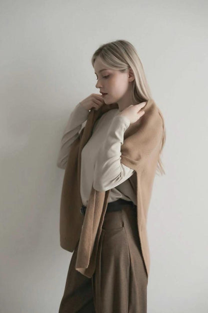 Cashmere & Merino Wool Blend Cover-up