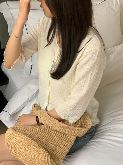 Pillow Soft Knit Cardigan | 枕感柔軟薄外套