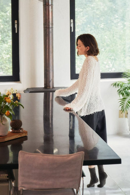 【Premium 別緻款】Confetti Feather Knit | 幼身柔軟雪花針織