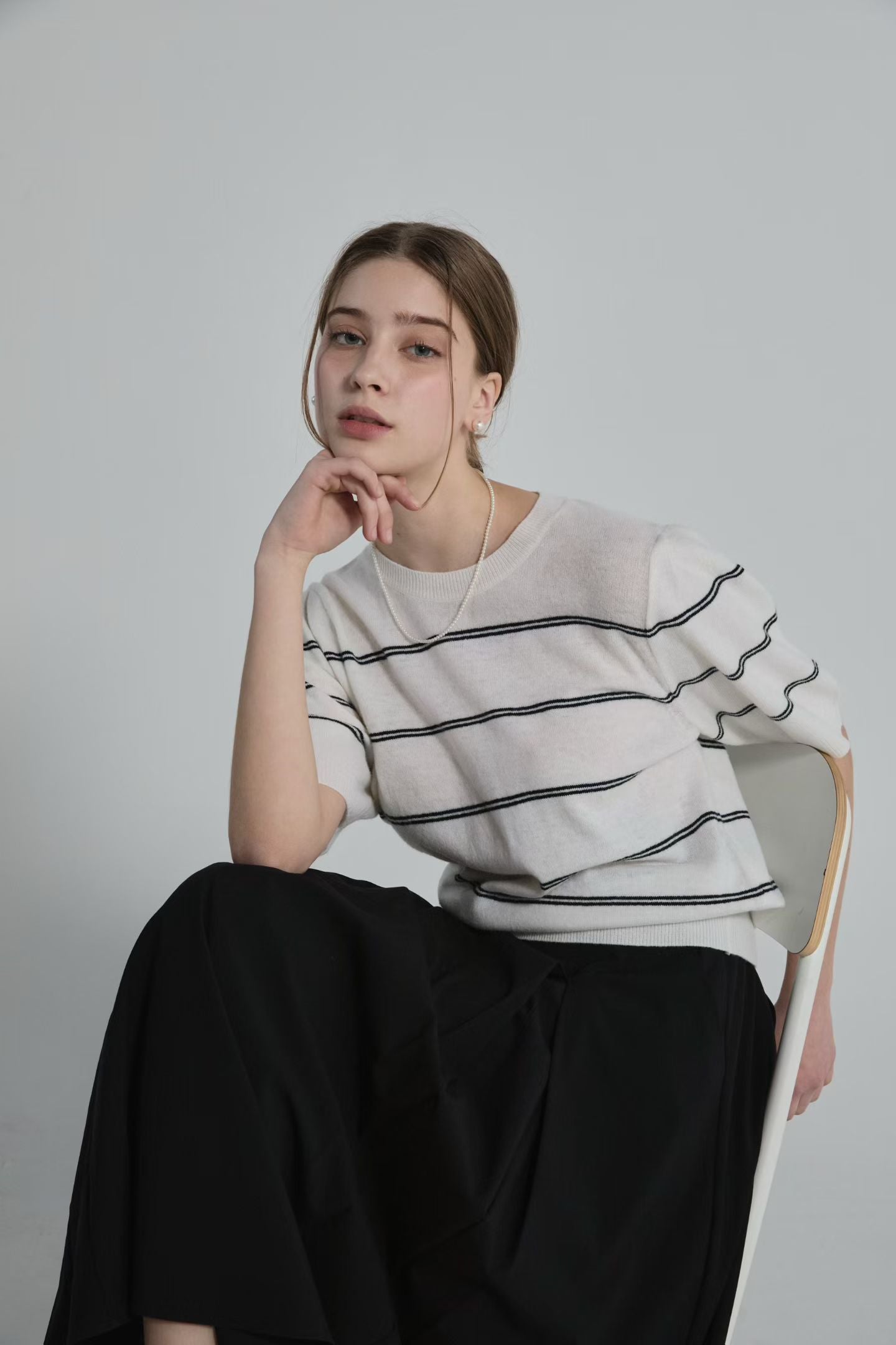 【入春恩物】 Timeless Spring Cashmere Knit | 春季薄羊絨混針織Top