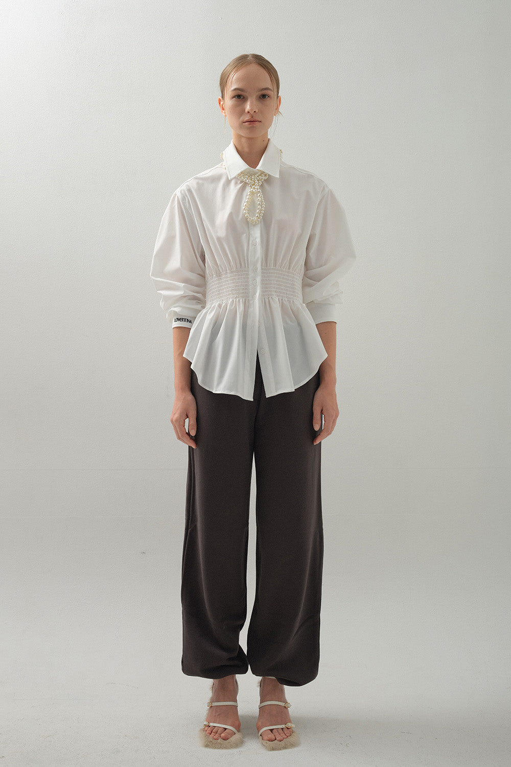 The Selena Cinched Waist Blouse | 復古束腰襯衫￼