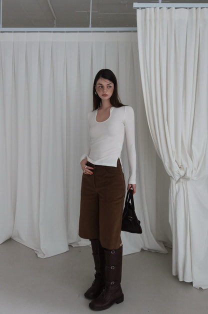 Hourglass Long Sleeves & Tank Top 2pcs Set