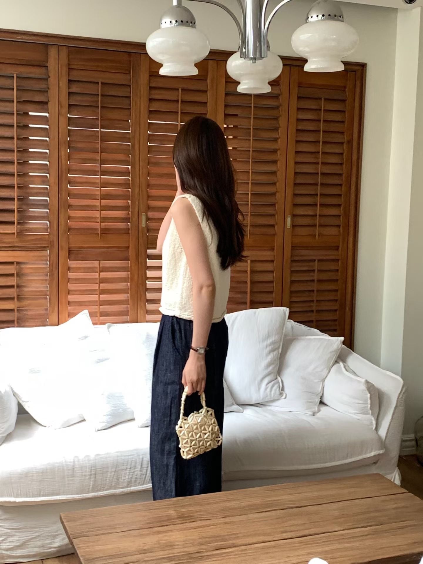 Softie Cotton Button Vest | 毛巾感開胸背心外套