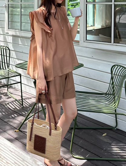Tencel A-Line Shorts | 天絲闊版A字修飾短褲