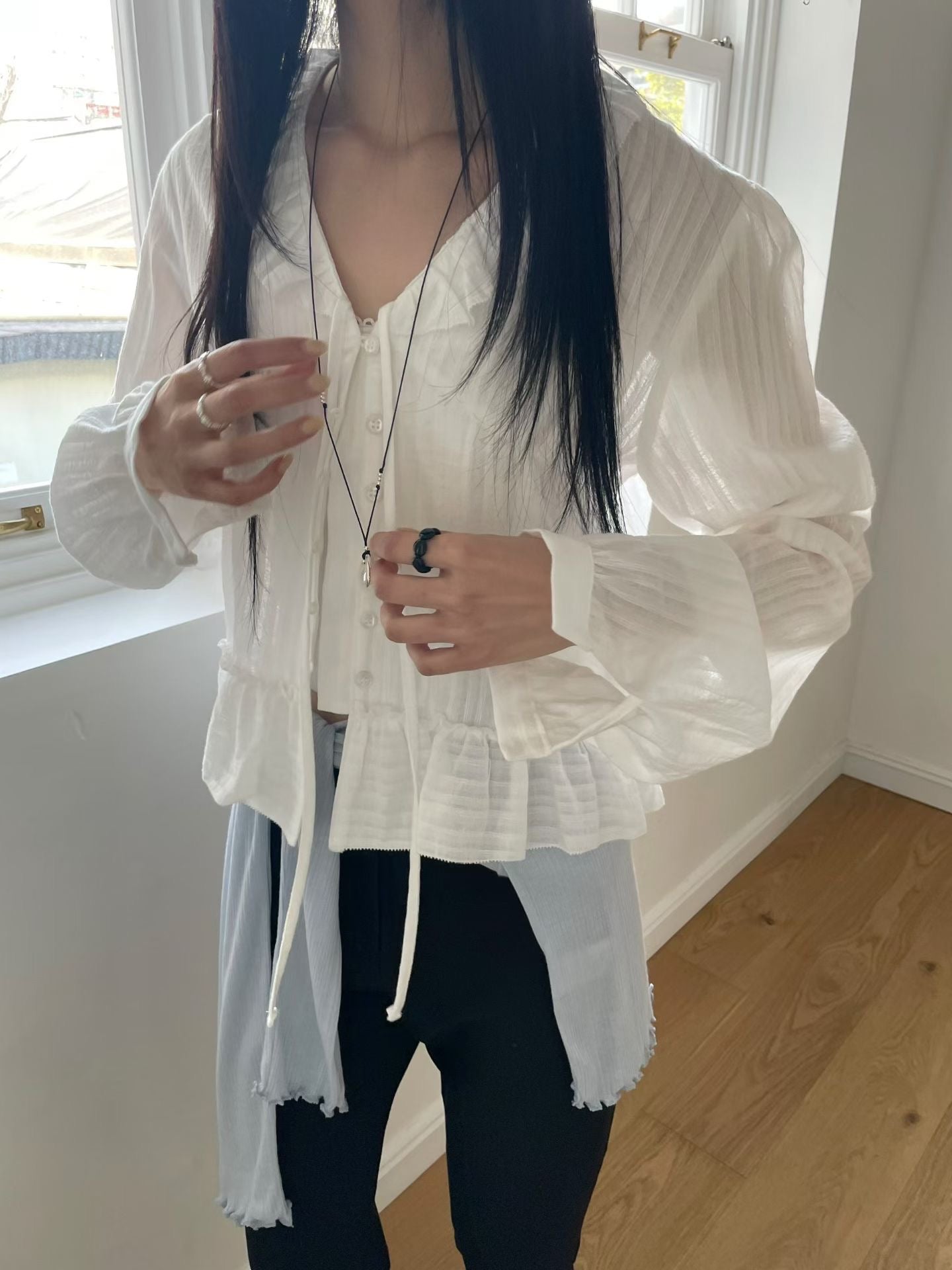 Frill Detail Victoria Blouse