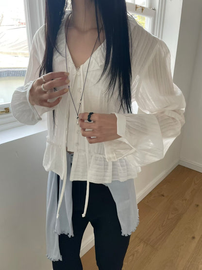Frill Detail Victoria Blouse