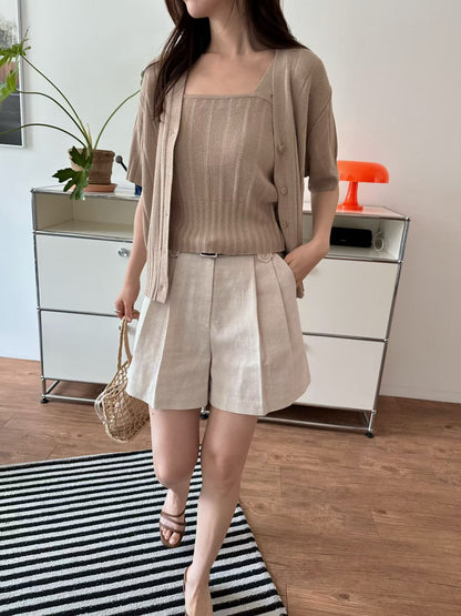 Essential Summer Knit Cardigan | 夏日短袖小冷衫