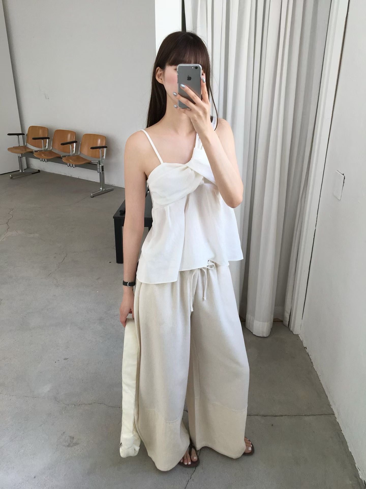 Asymmetrical Bow Strap Cami