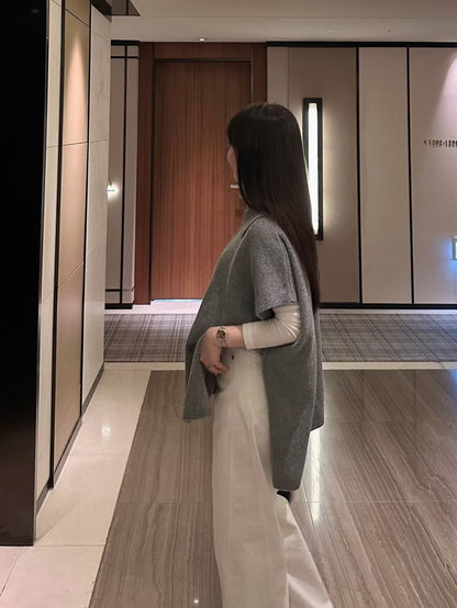 Extra Fine Wool Blend 2-way Cape