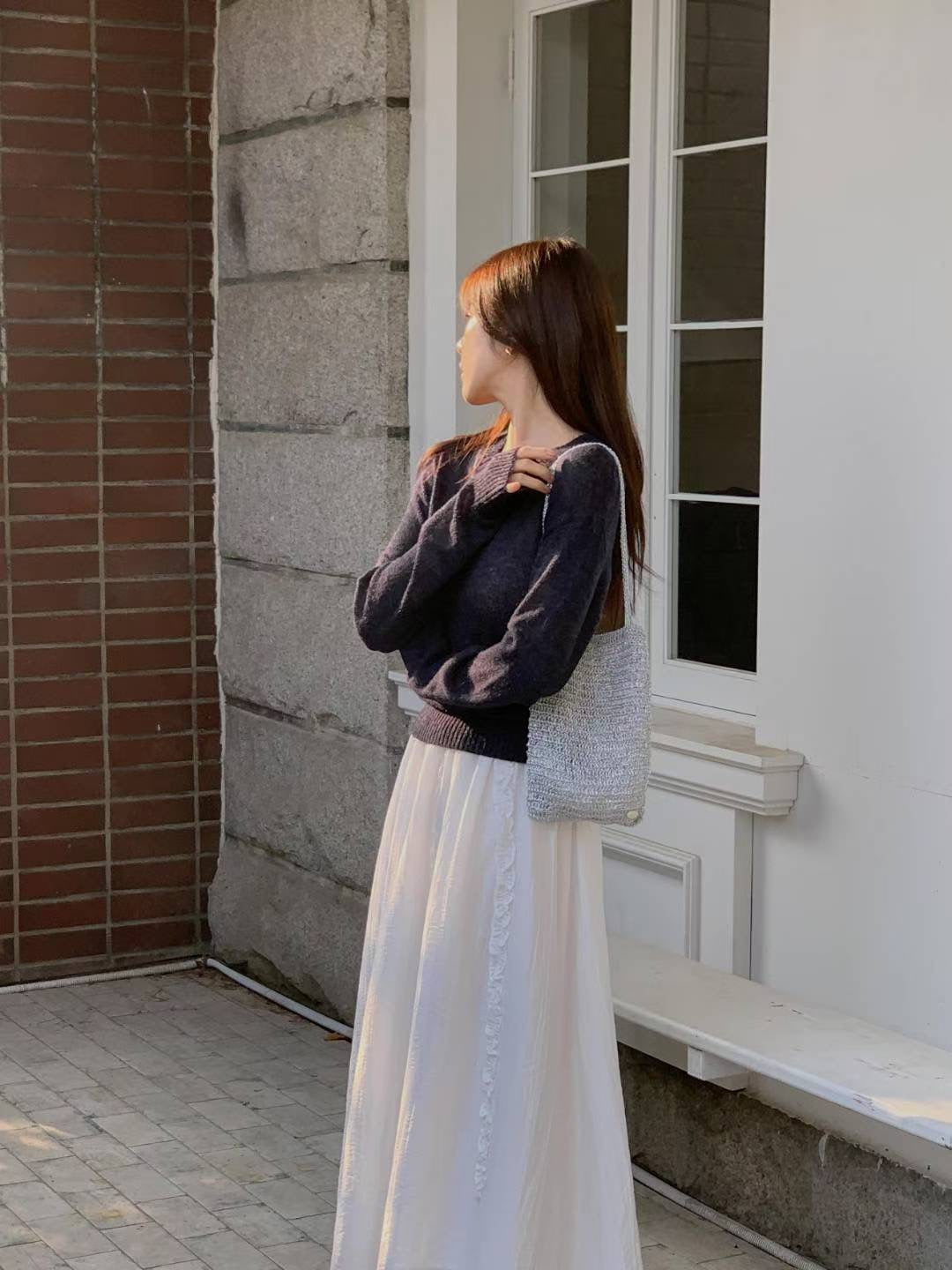 V-Neck Knitted Cover-up | V領春夏針織罩衫