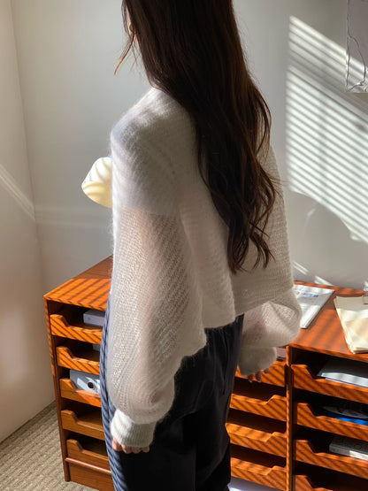 <<唯美小羊毛 3-WAY>>Snuggly Lambswool Cover-up ｜ 柔滑小外套&領巾