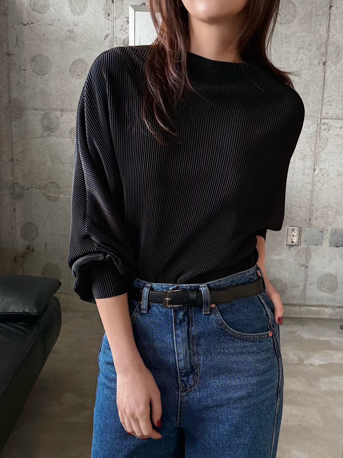 [暴美！] Ultra Soft Pleated Blouse | 中領優雅小摺皺上衣￼￼