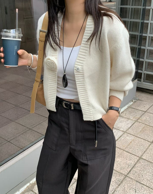 Luxurious Alpaca Camelia Cardigan