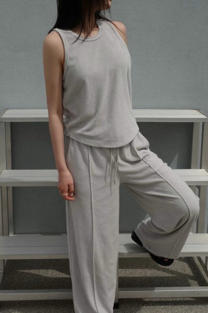 Plush Casual Lounge Vest Set | 休閒風背心 Lounge Set