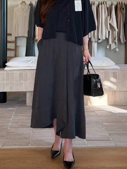 Effortless Flowy Lotus Culottes | 流水線條層次雪紡裙褲