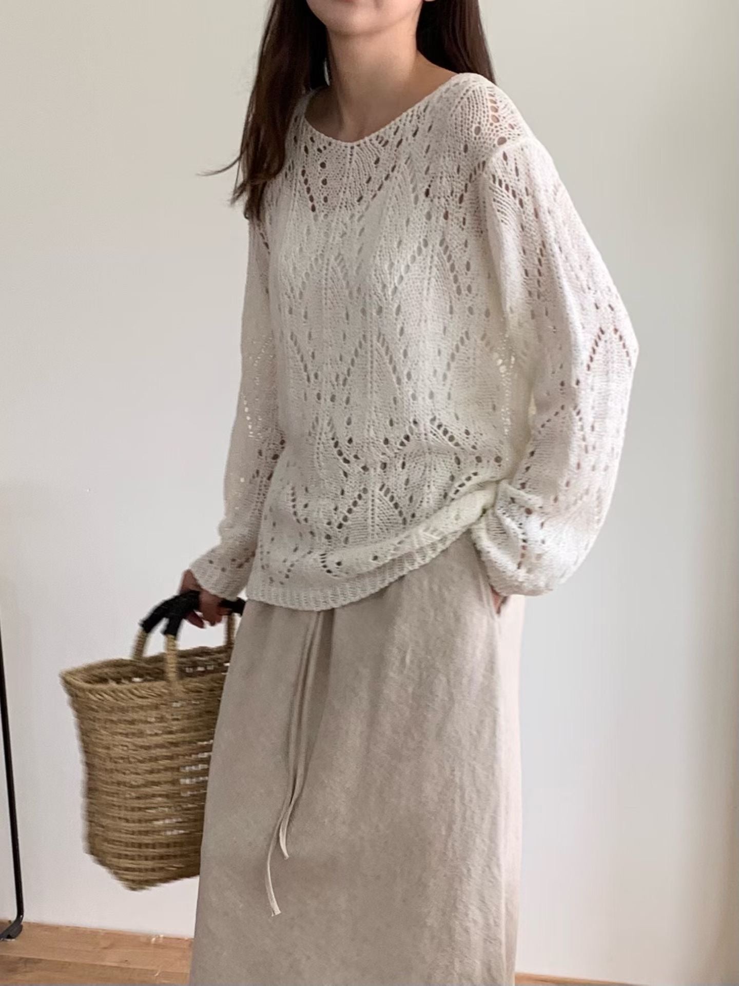 Summer Weightless Knitted Cover Up