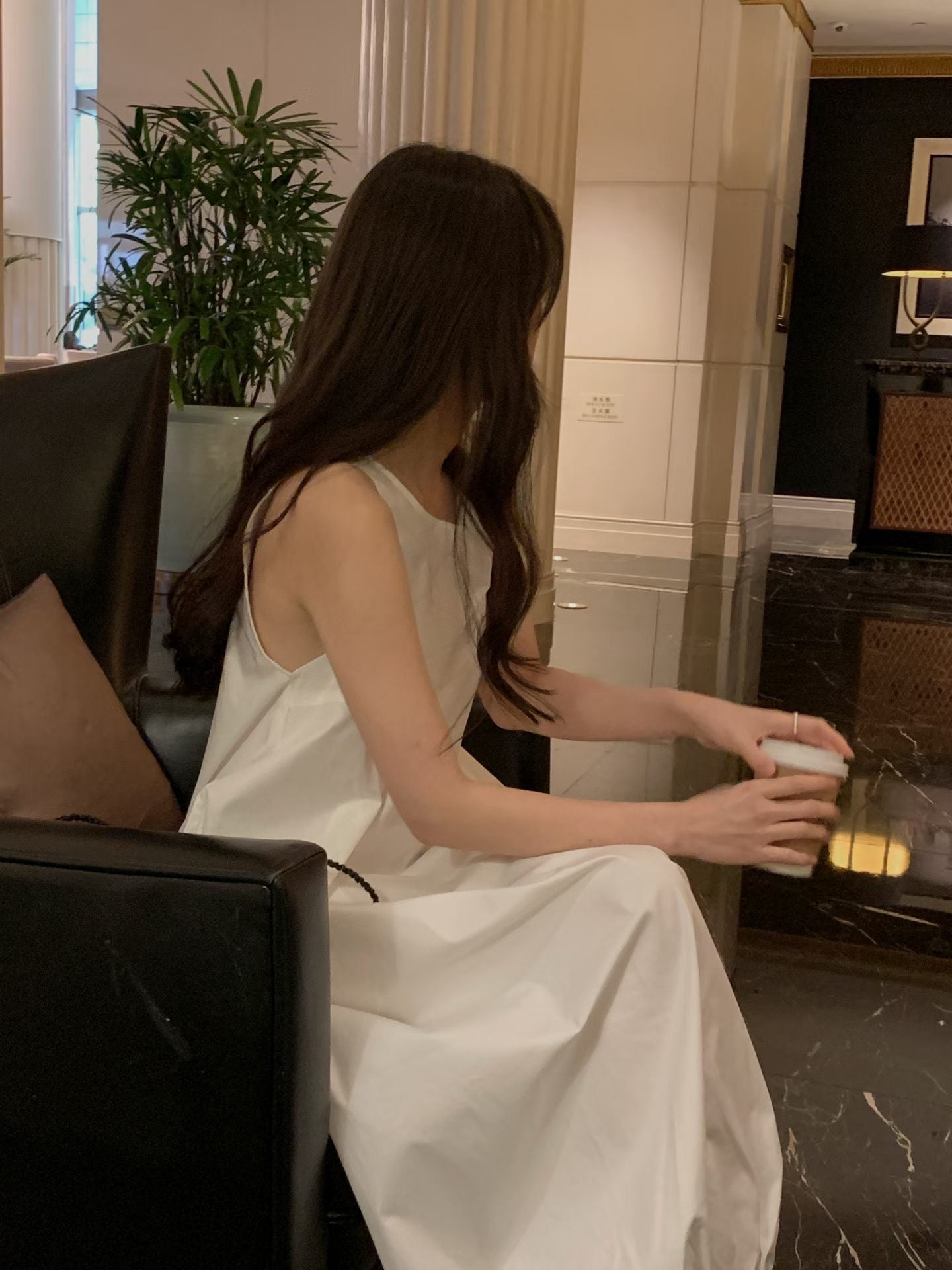 Summer Sleeveless Bubble Dress | 背心泡泡中長裙￼