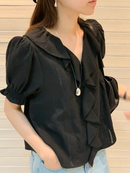 Fluted Ruffles Blouse