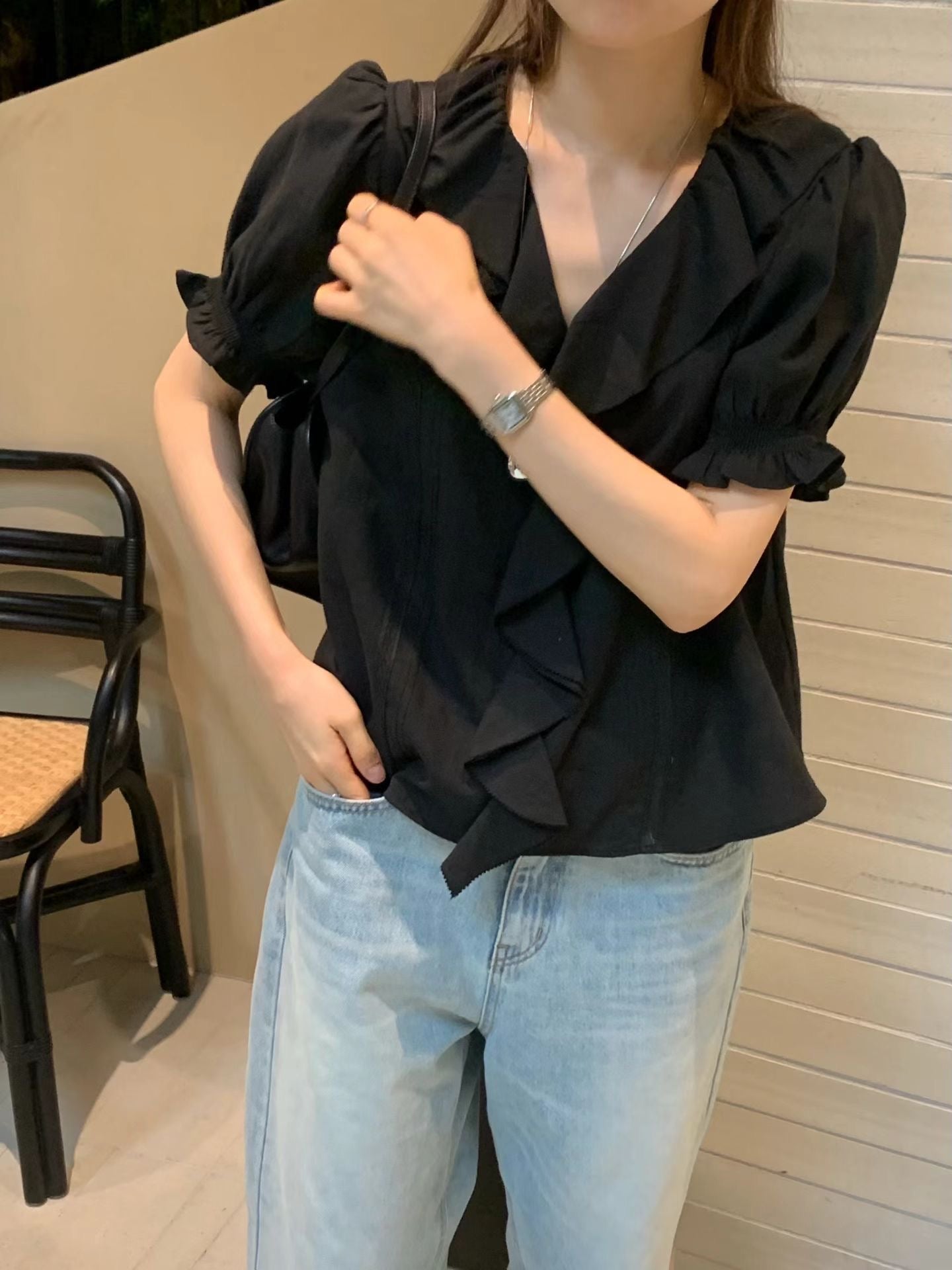 Fluted Ruffles Blouse