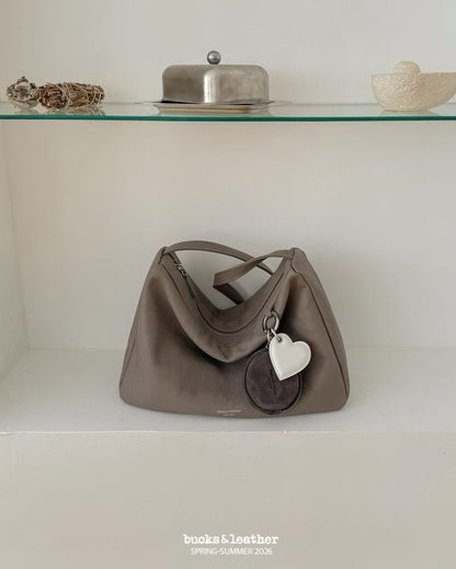 Bucks & Leather Calf Leather Chic  Lunchbox Shoulder Bag | 小牛皮方形上膊包包