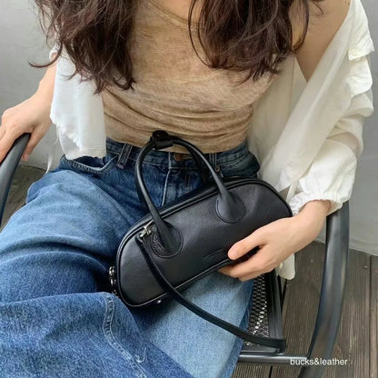 【Bucks & Leather 】Mini Bowling Bag | 2-way 迷你小法棍包