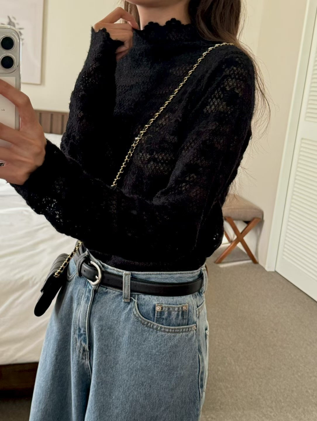 Romance Snowy Lace Top | 溫柔粉雪Lace上衣