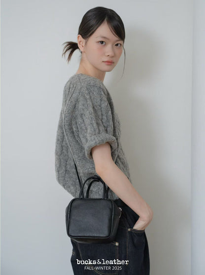 【Monotour 連線】Bucks & Leather Mini Lambskin Lunchbox Bag