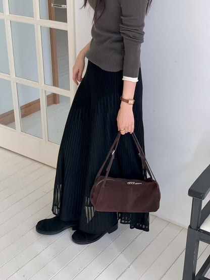 Delicate Fluted Midi Skirt | 唯美層次波紋中長裙