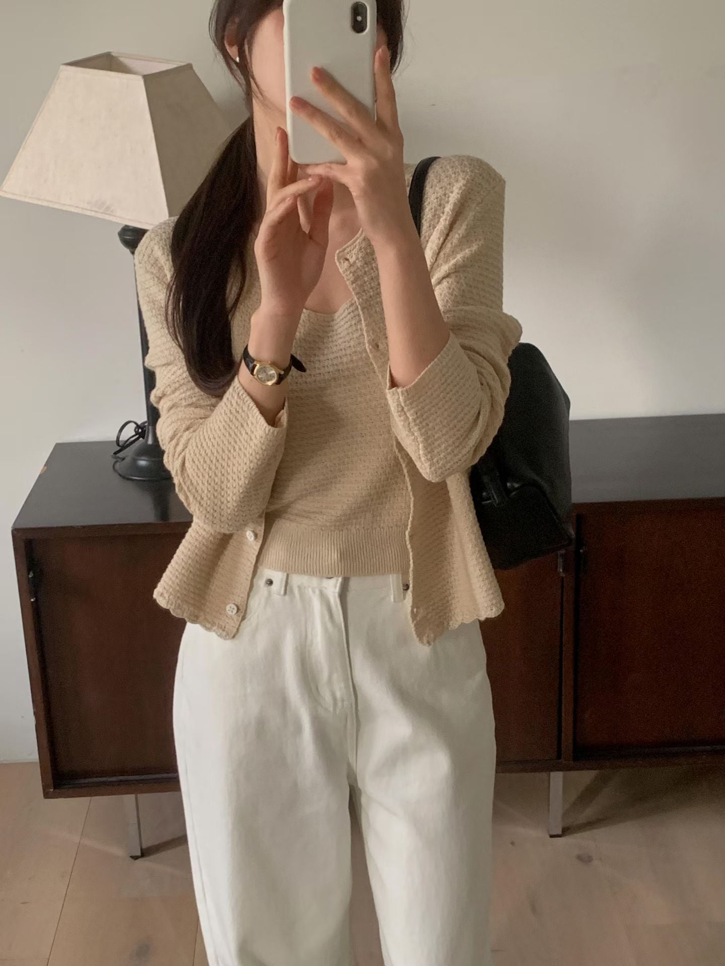 Parisian Waffle Soft Cami | 簡約窩夫紋理背心