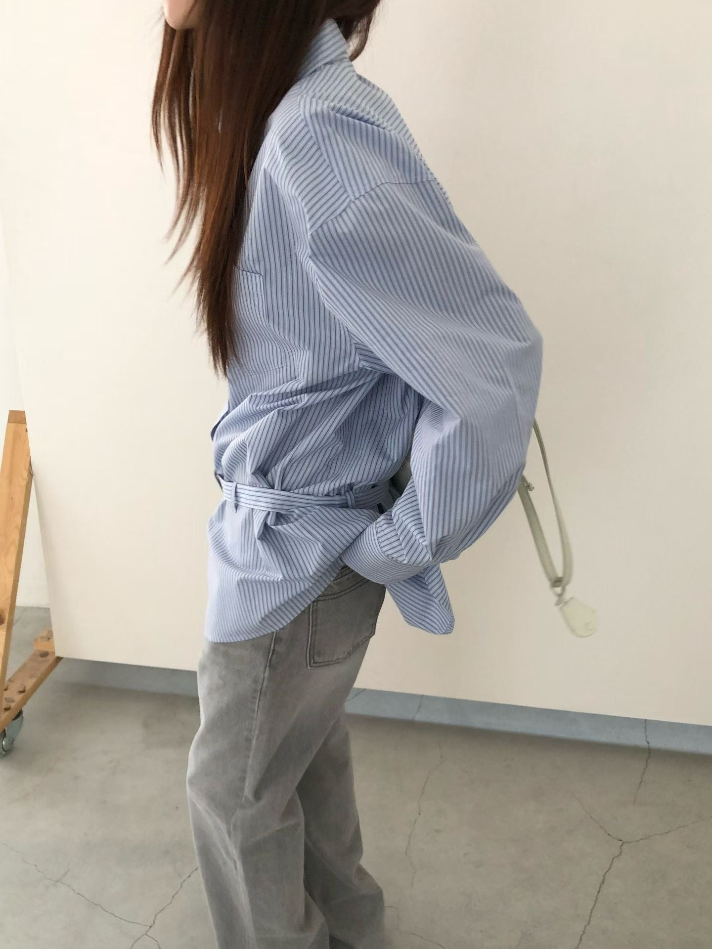 【俐落男友風】The Chic Belted Shirt