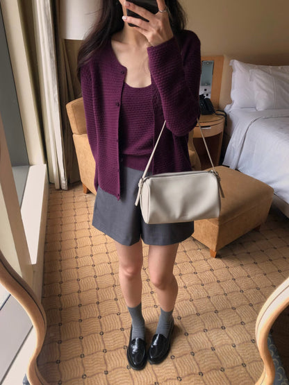 Fine Weaving Knit Summer Cardigan | 幼細針織夏日外套
