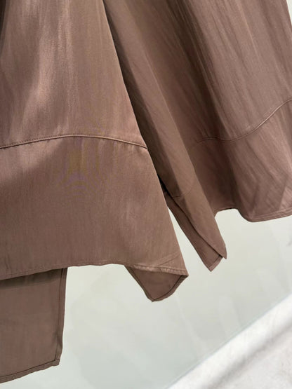 Effortless Flowy Lotus Culottes | 流水線條層次雪紡裙褲