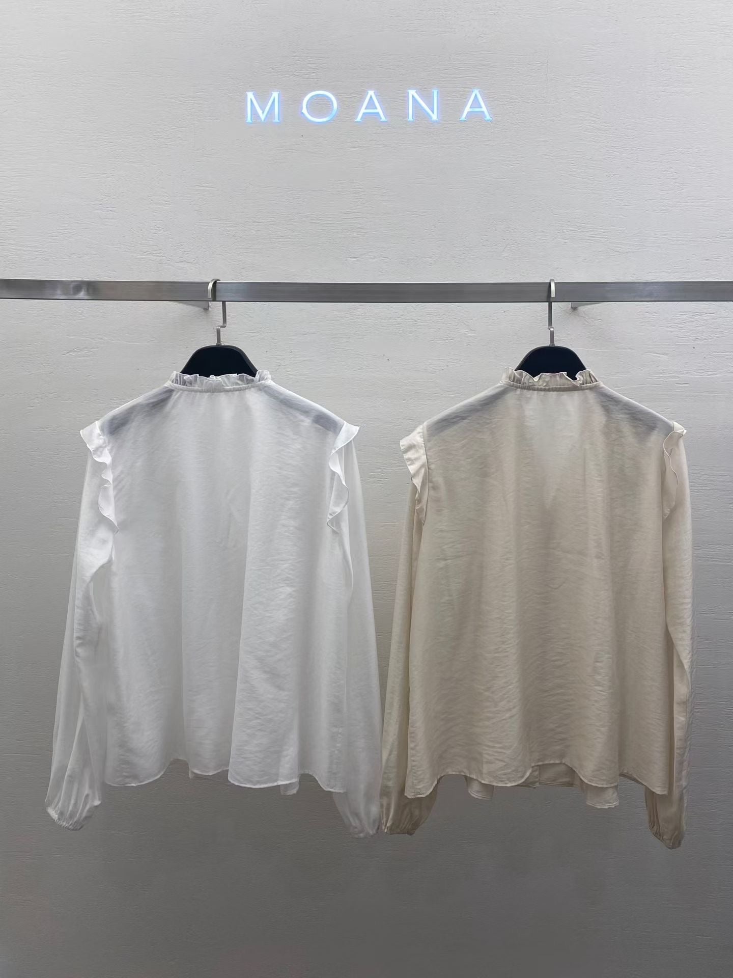 Delicate Fall Floral Ruffles Blouse