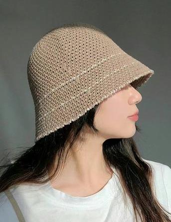 Straw Summer Bucket Hat | 漁夫草帽