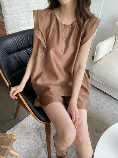 Tencel A-Line Shorts | 天絲闊版A字修飾短褲