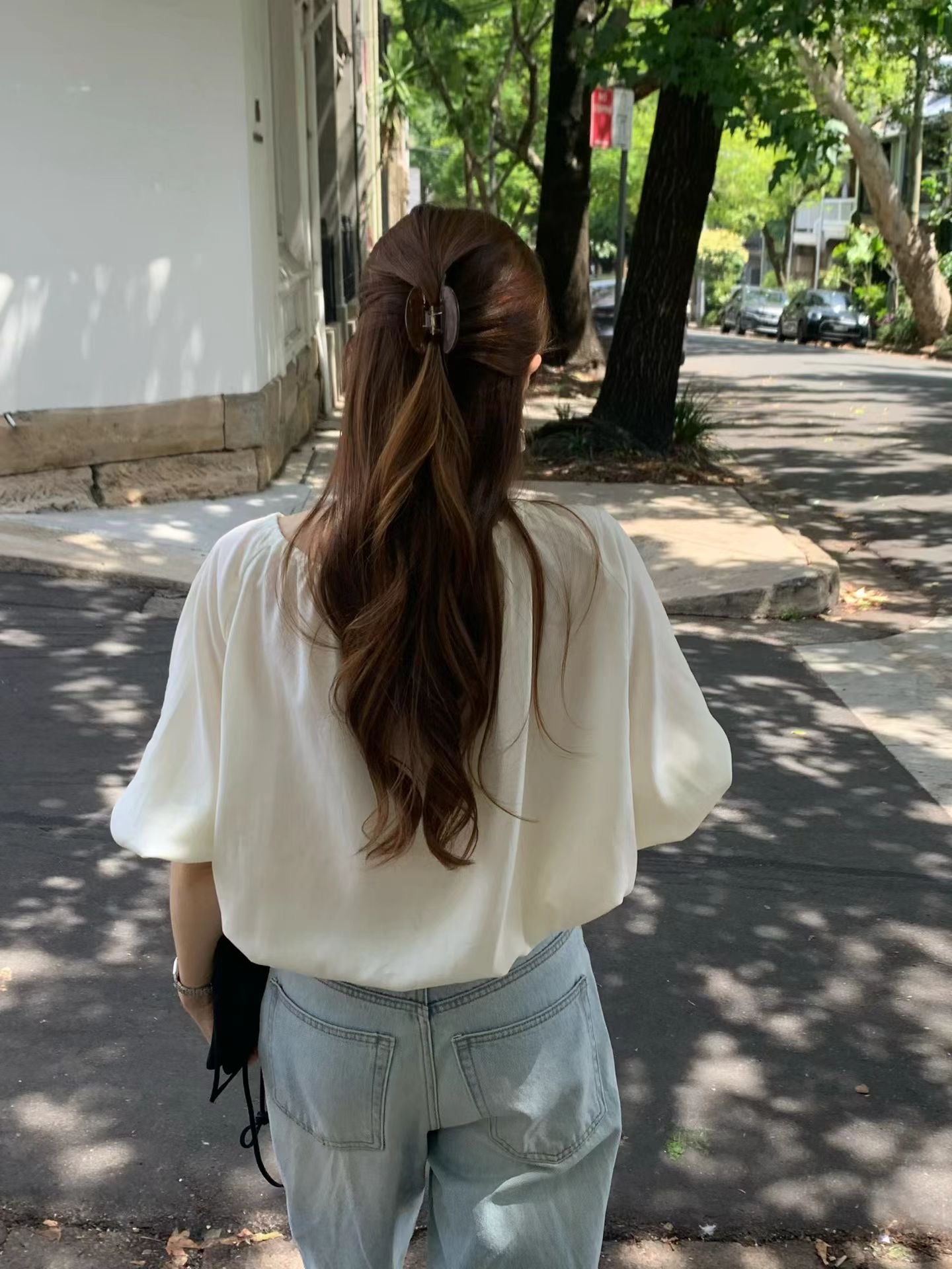 Parisian Bubble String Blouse