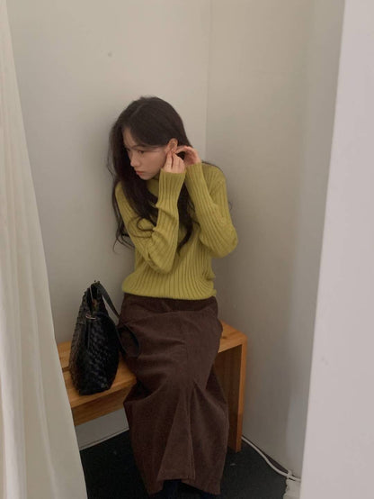 Barn Life Corduroy Midi Skirt