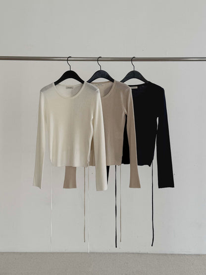 Effortless Light Tie Detail Blouse