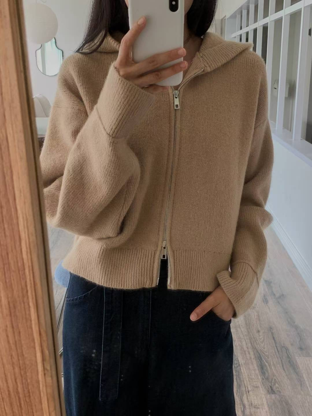 【Festive 色系】Winter Cozy Sweater Jacket