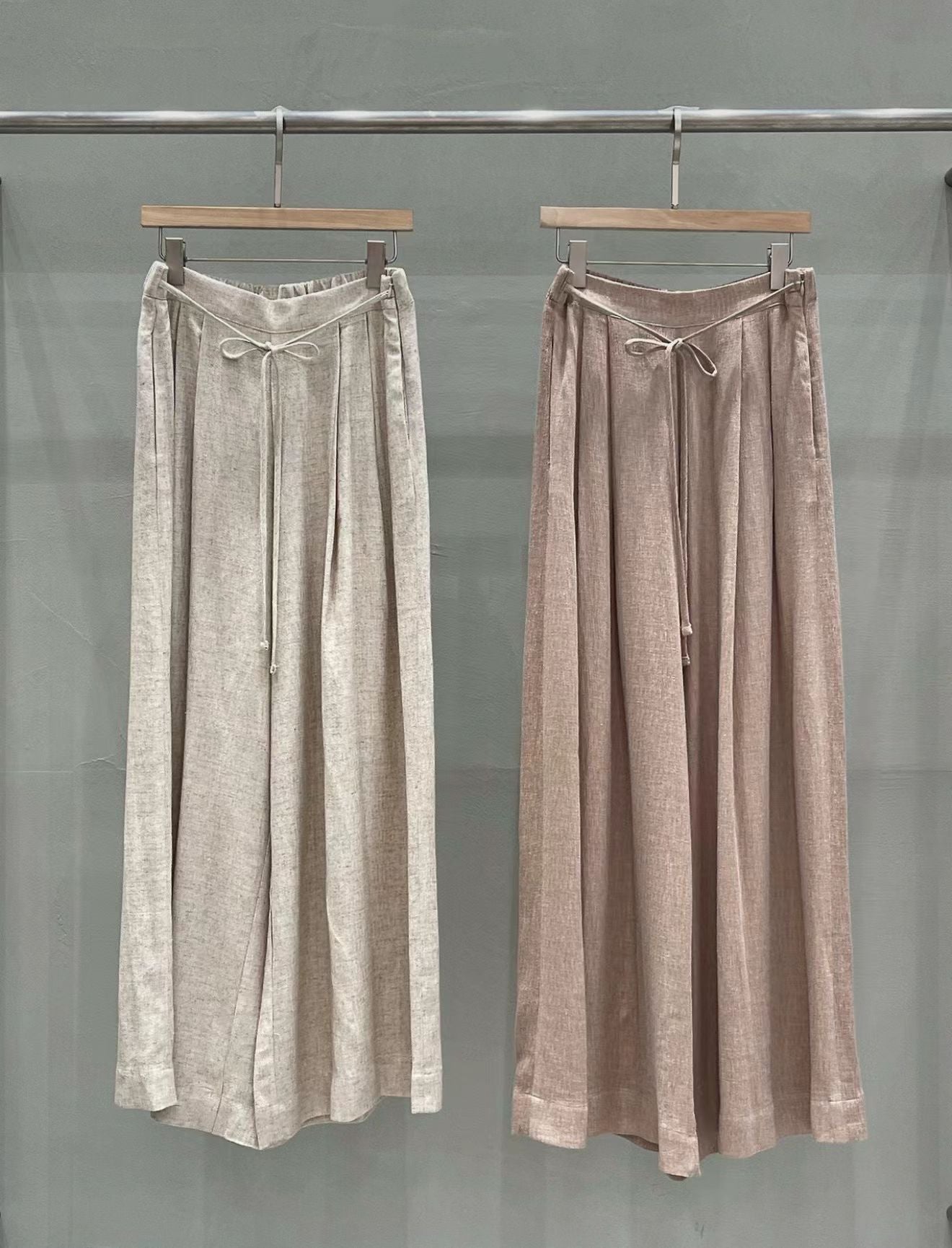 Flowy Summer Linen Essential Pants  | 夏日亞麻垂墜飄逸褲