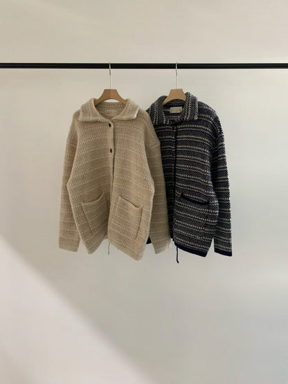 Bloom Embroidered Cardigan | 細緻羊毛針織外套