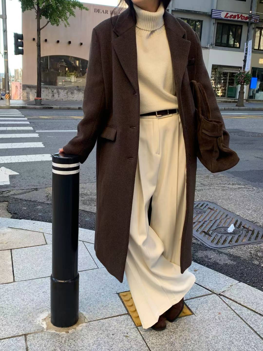 Elegant Pleats Pants | 輕柔內摺闊腳褲