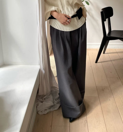 Aura Wide Leg Pants | 氣場滿分闊腳長褲